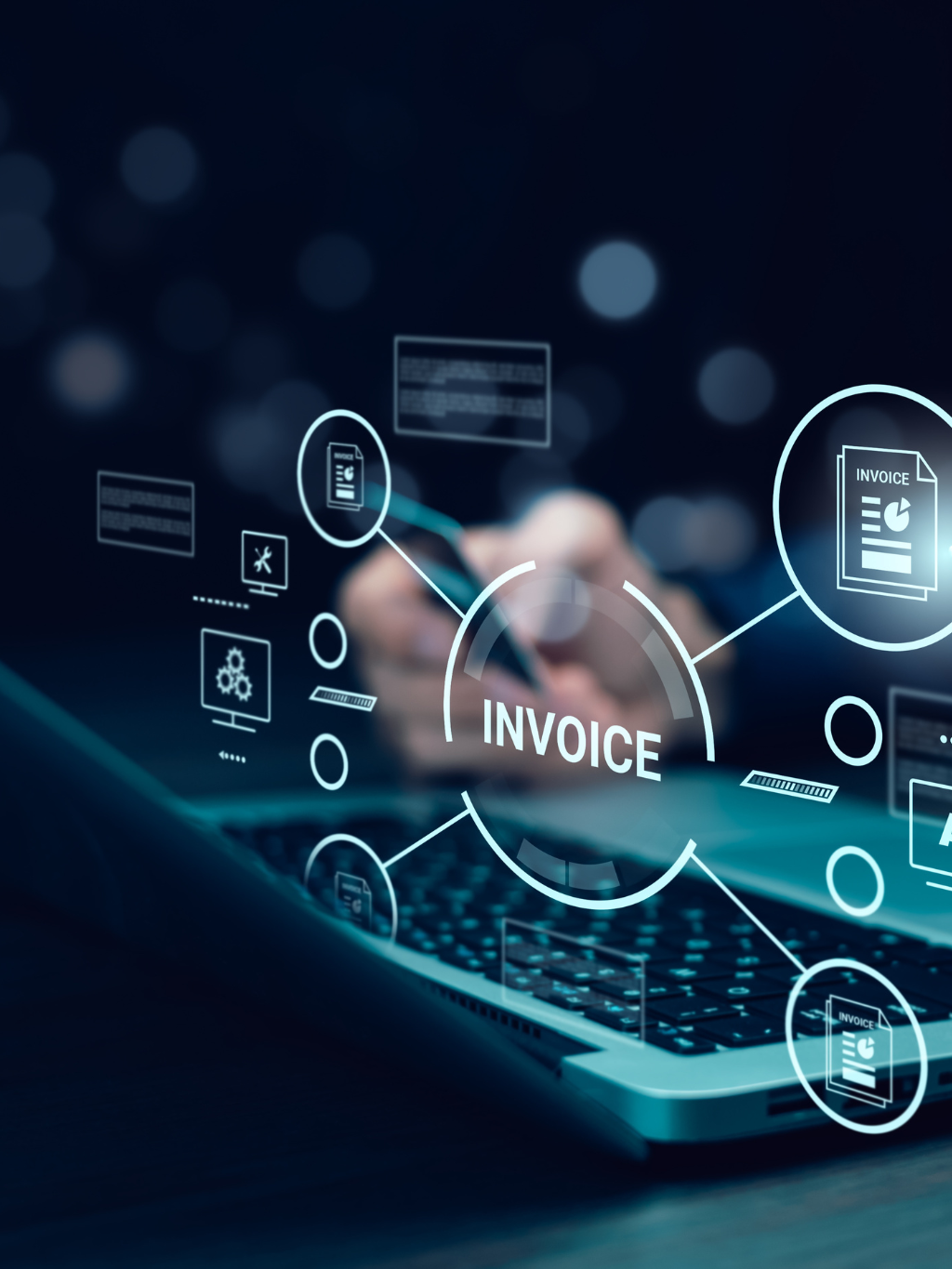 image depicts how payment processing software can be used to handle payment processing